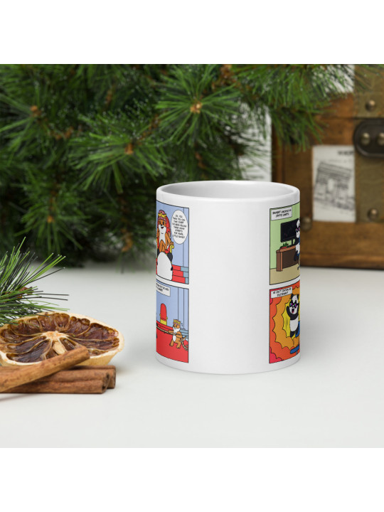 Bambit White glossy mug 'comic'