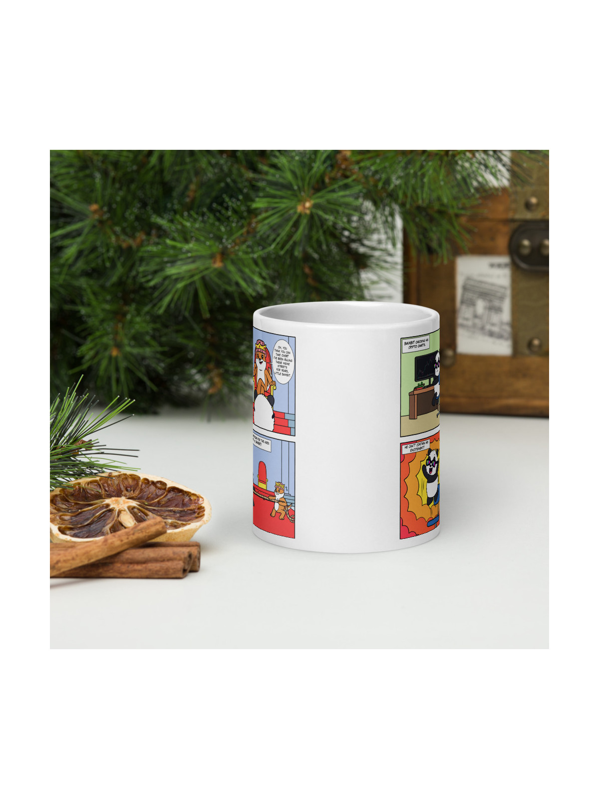 Bambit White glossy mug 'comic'