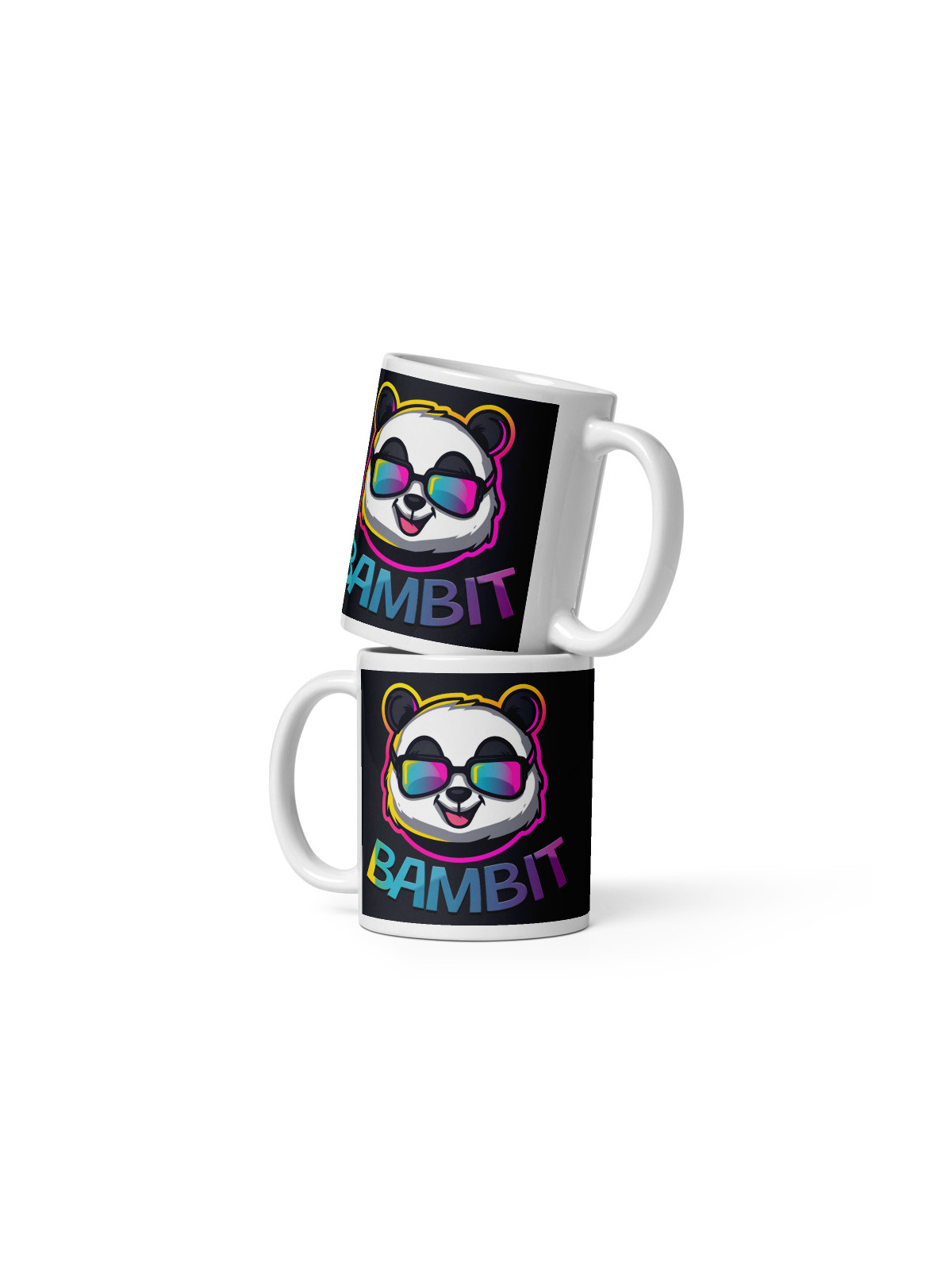 White glossy mug BAMBIT original